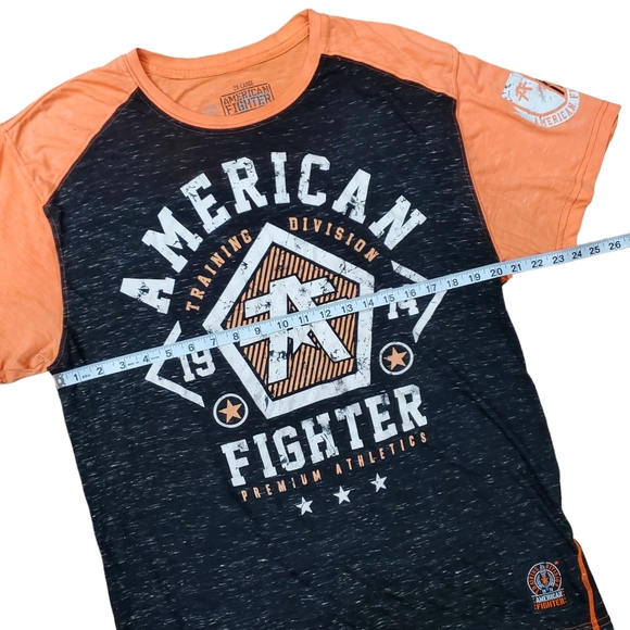 AMERICAN FIGHTER Shirt Training UFC MMA Gym Workout Activewear - Picture 5 of 8